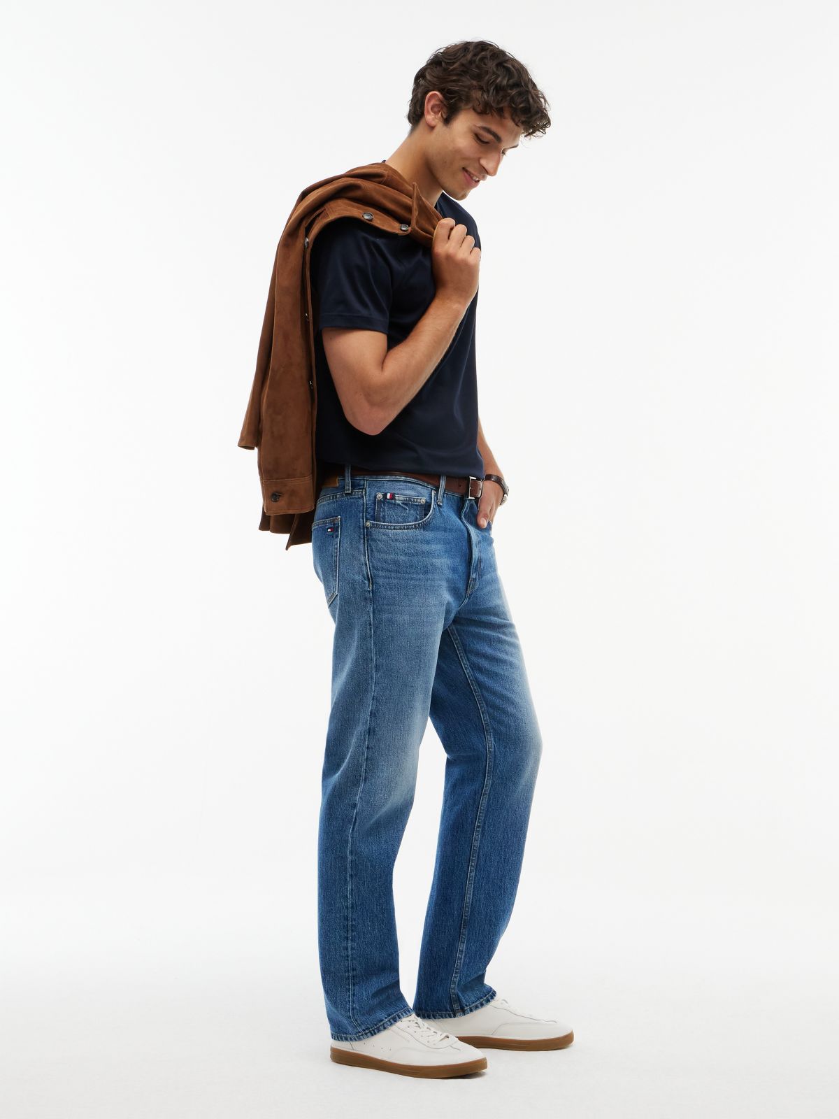 Dover Regular Straight Faded Jeans — Denim
