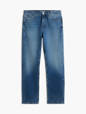 denim dover regular straight faded jeans for men tommy hilfiger