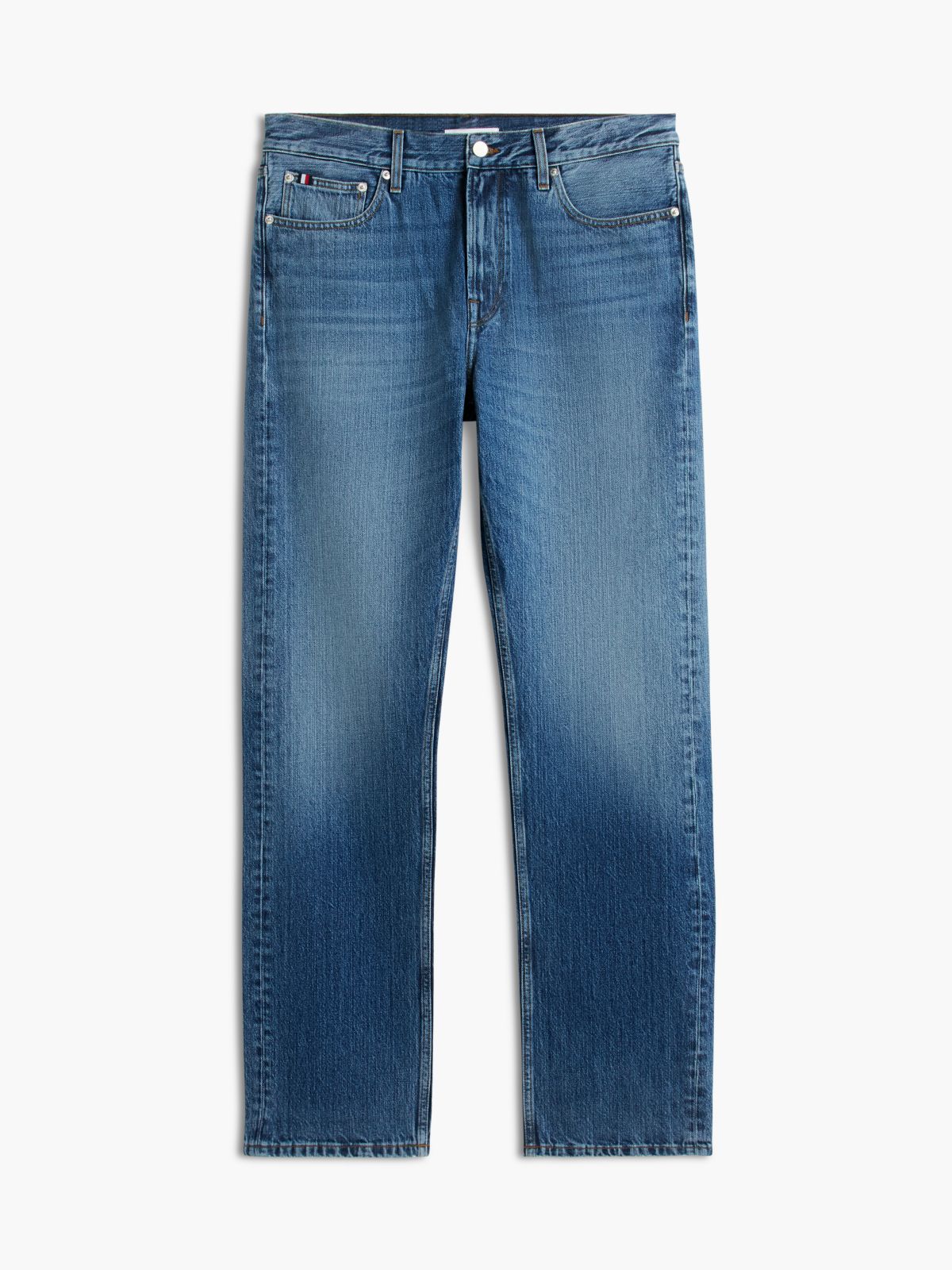 Dover Regular Straight Faded Jeans — Denim