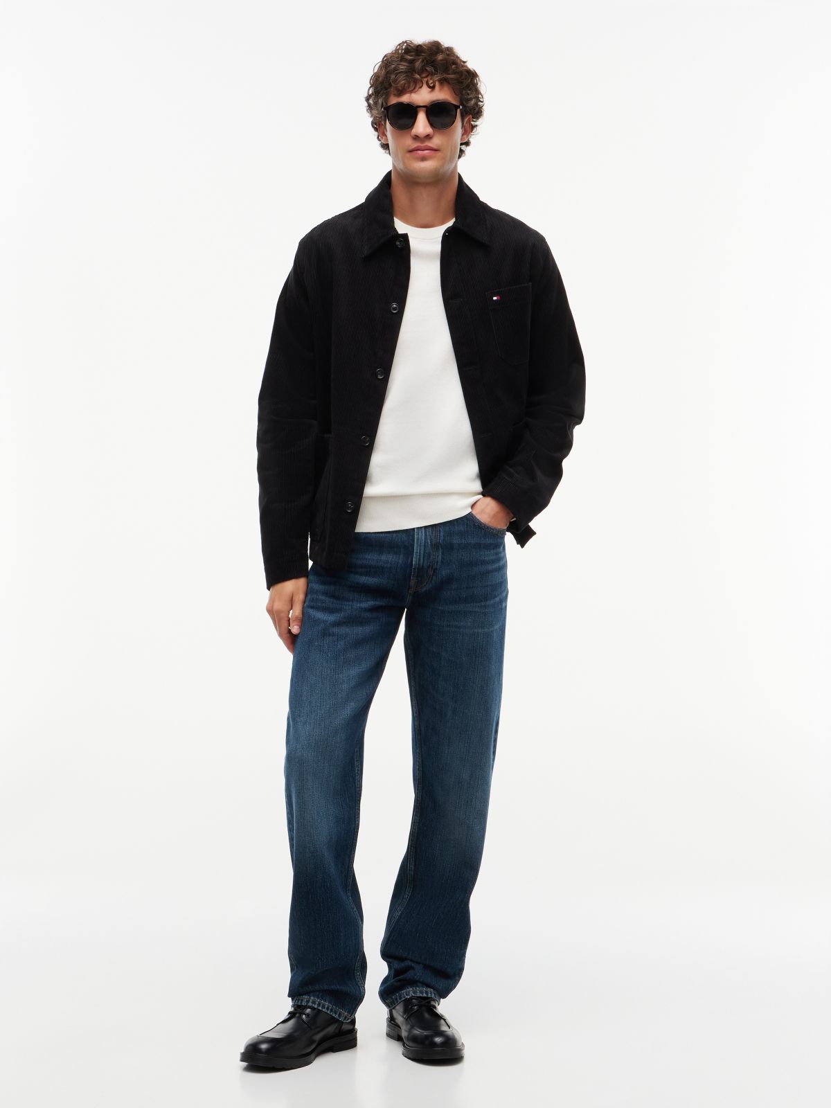 Dover Regular Straight Whiskered Jeans — Denim