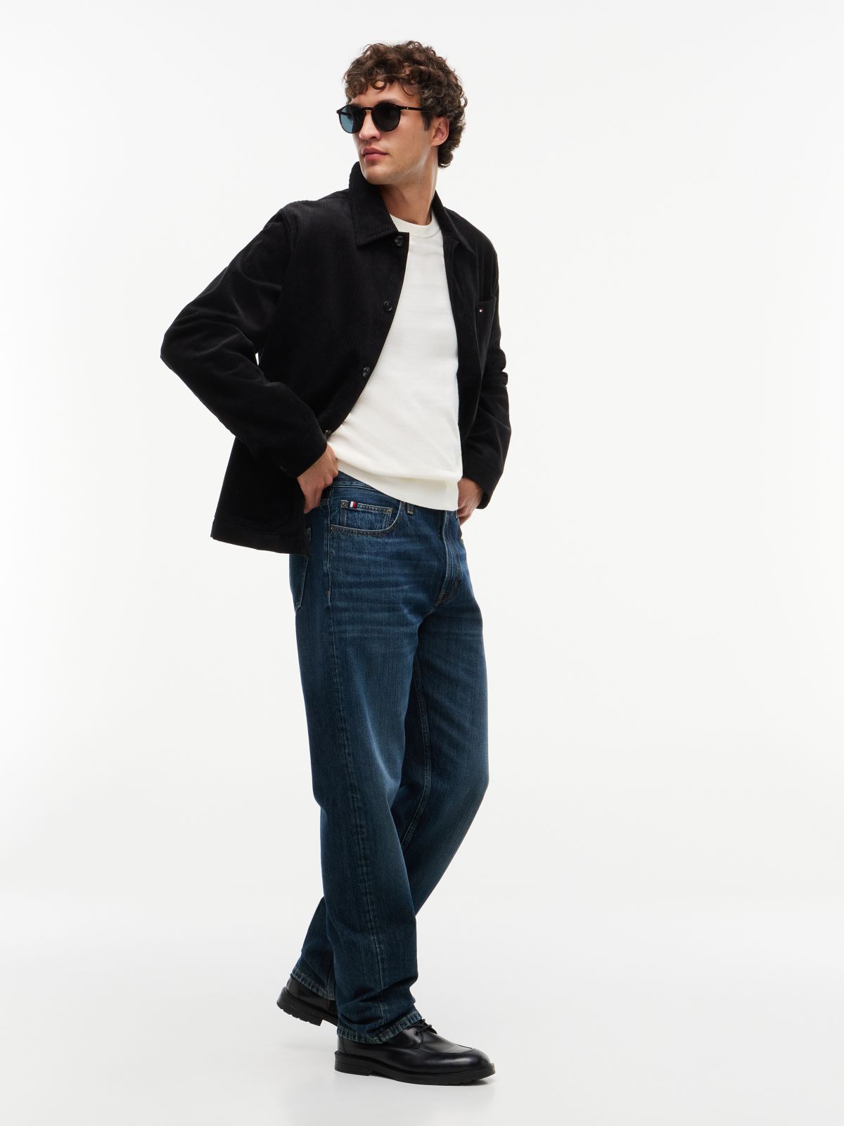 Dover Regular Straight Whiskered Jeans — Denim