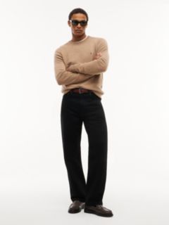 River Relaxed Straight Black Jeans — Denim 2