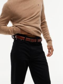 River Relaxed Straight Black Jeans — Denim 5