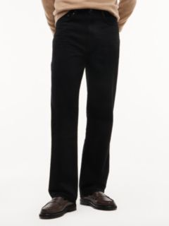 River Relaxed Straight Black Jeans — Denim 1