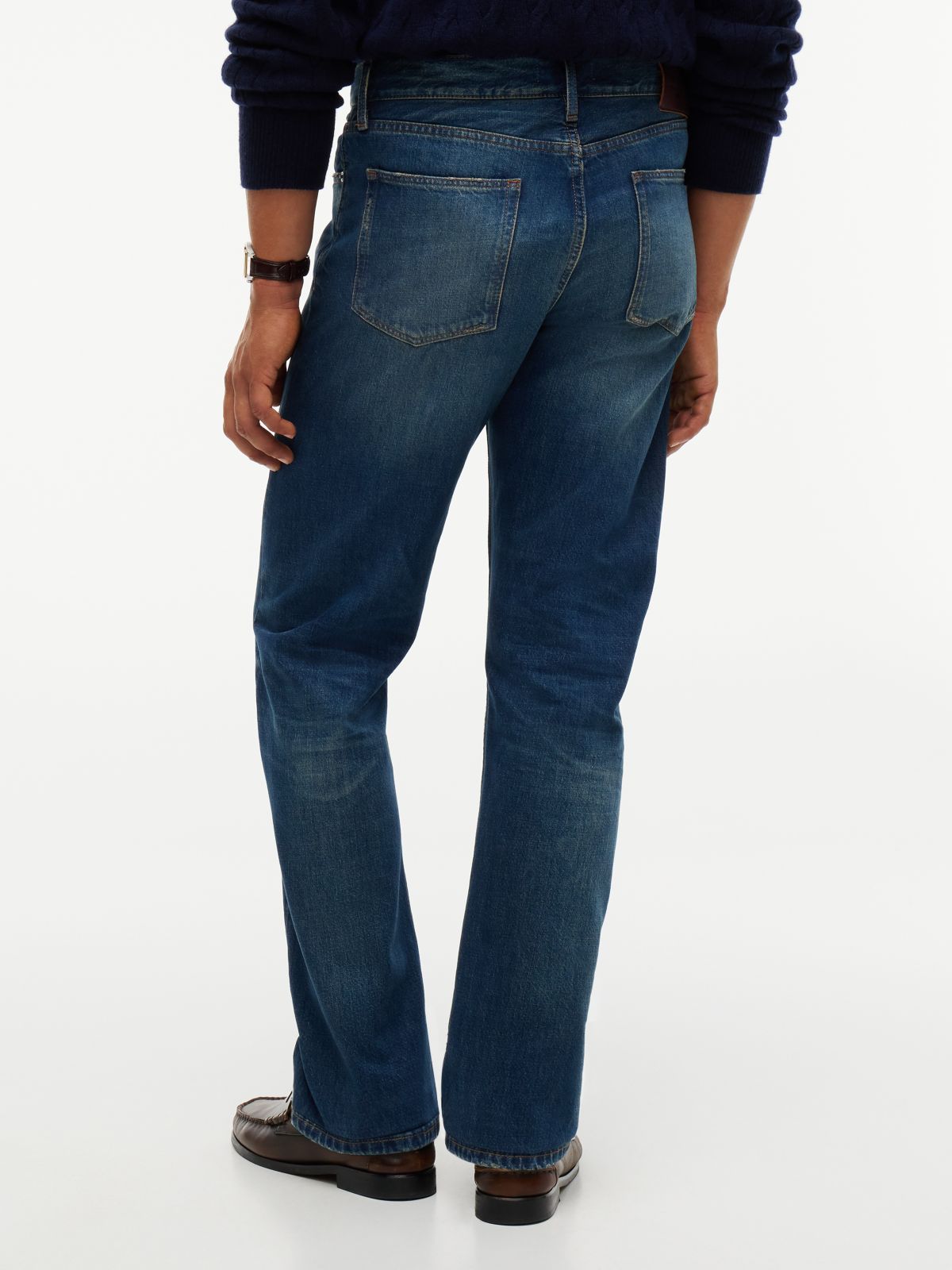 Dover Regular Straight Faded Jeans — Denim