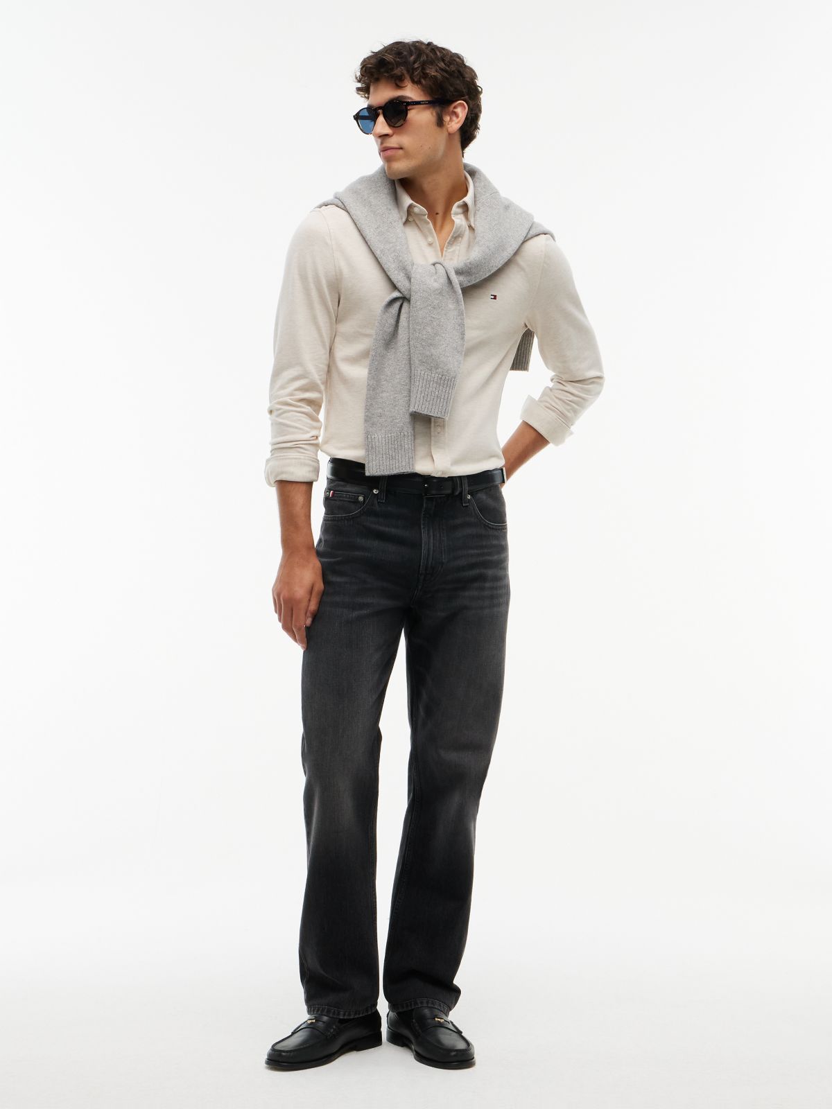 Dover Regular Straight Whiskered Jeans — Denim