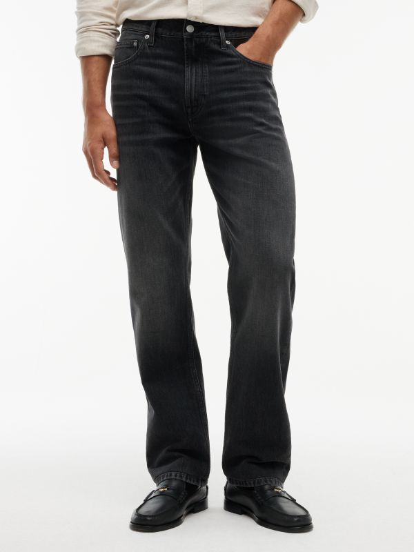Dover Regular Straight Whiskered Jeans — Denim