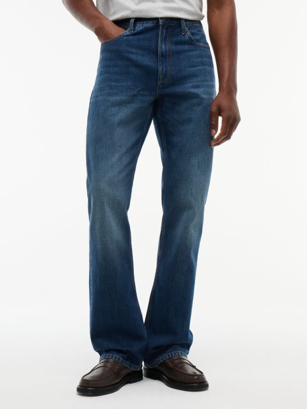 Warren Faded Bootcut Jeans — Denim