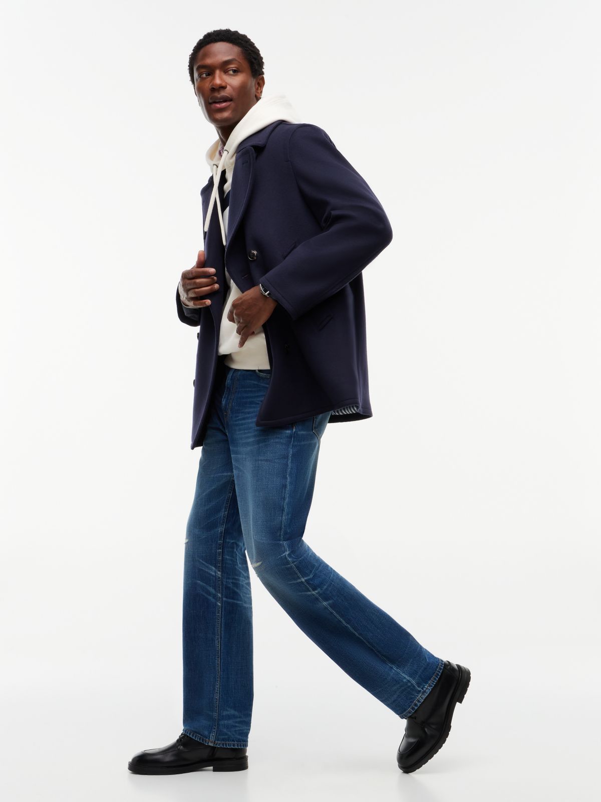 River Relaxed Straight Leg Jeans — Denim