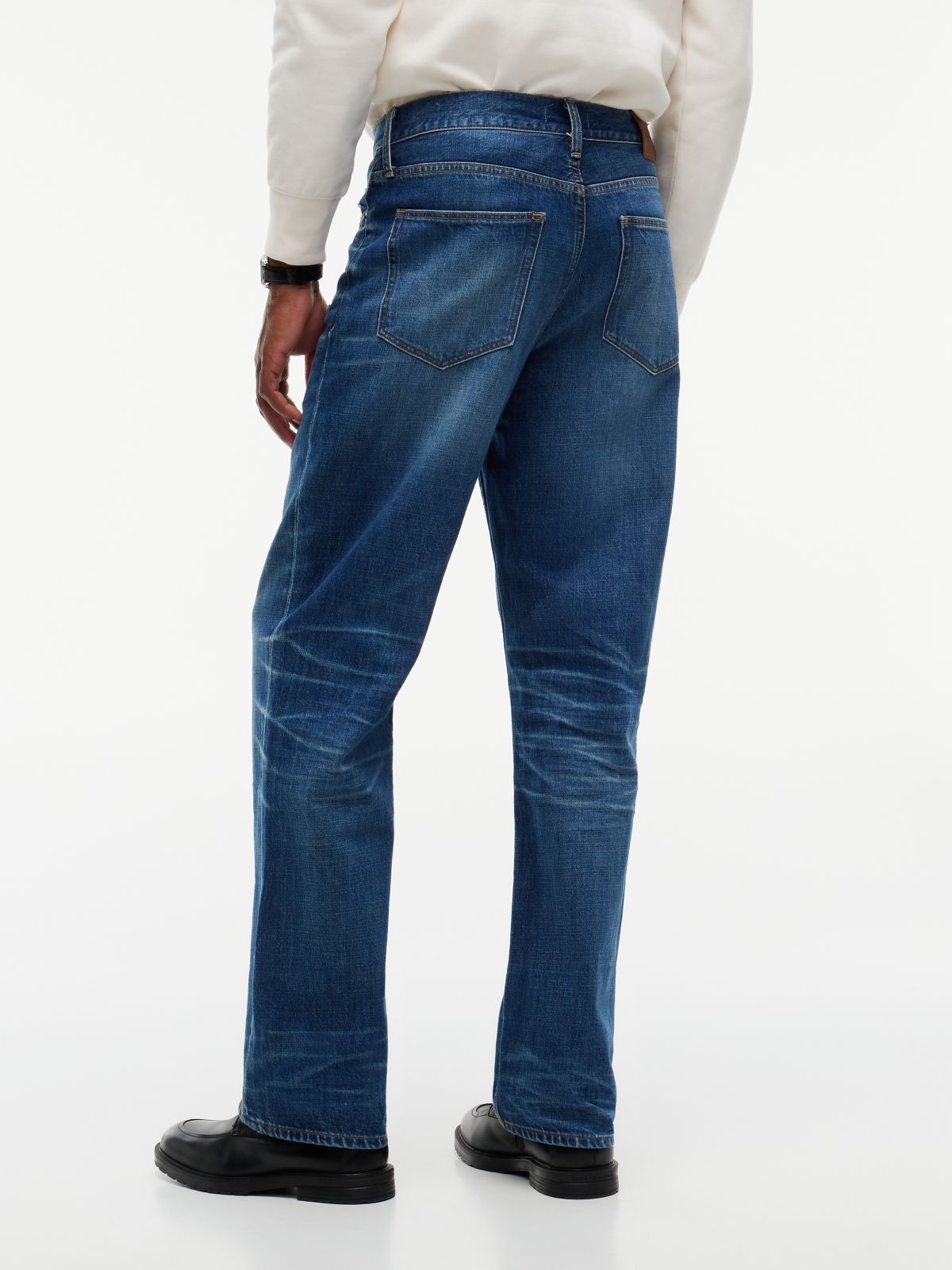 River Relaxed Straight Leg Jeans — Denim