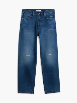 denim river relaxed straight jeans voor heren - tommy hilfiger