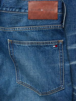 denim river relaxed straight jeans voor heren - tommy hilfiger