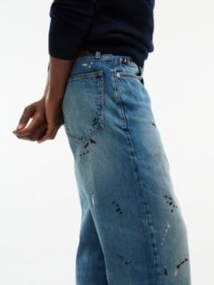 Grand Embroidery Loose Jeans — Denim 5