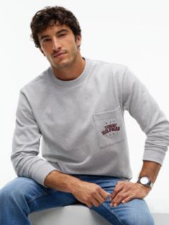 Varsity Logo Pocket Relaxed Long-Sleeve T-Shirt — Grey 3