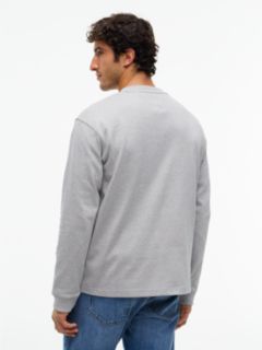 Varsity Logo Pocket Relaxed Long-Sleeve T-Shirt — Grey 4