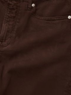 Denton Slim Straight Garment Dyed Jeans — Brown 8