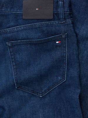 denim denton slim straight faded jeans for men tommy hilfiger