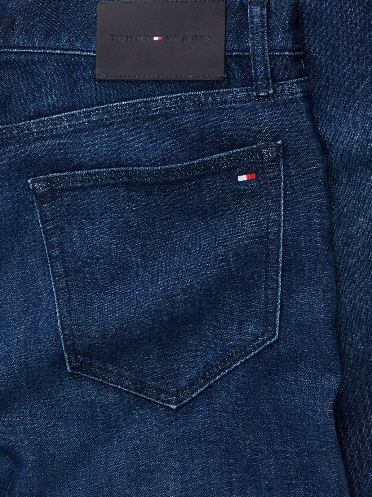 Denton Slim Straight Faded Jeans — Denim