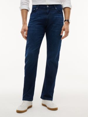 denim denton slim straight faded jeans for men tommy hilfiger