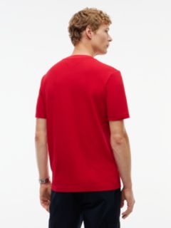 Global Stripe Pocket Pique T-Shirt — Red 4