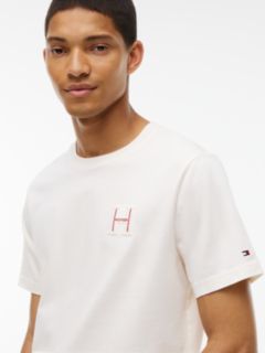 Varsity Logo Embroidery Crew Neck T-Shirt — Yellow 3