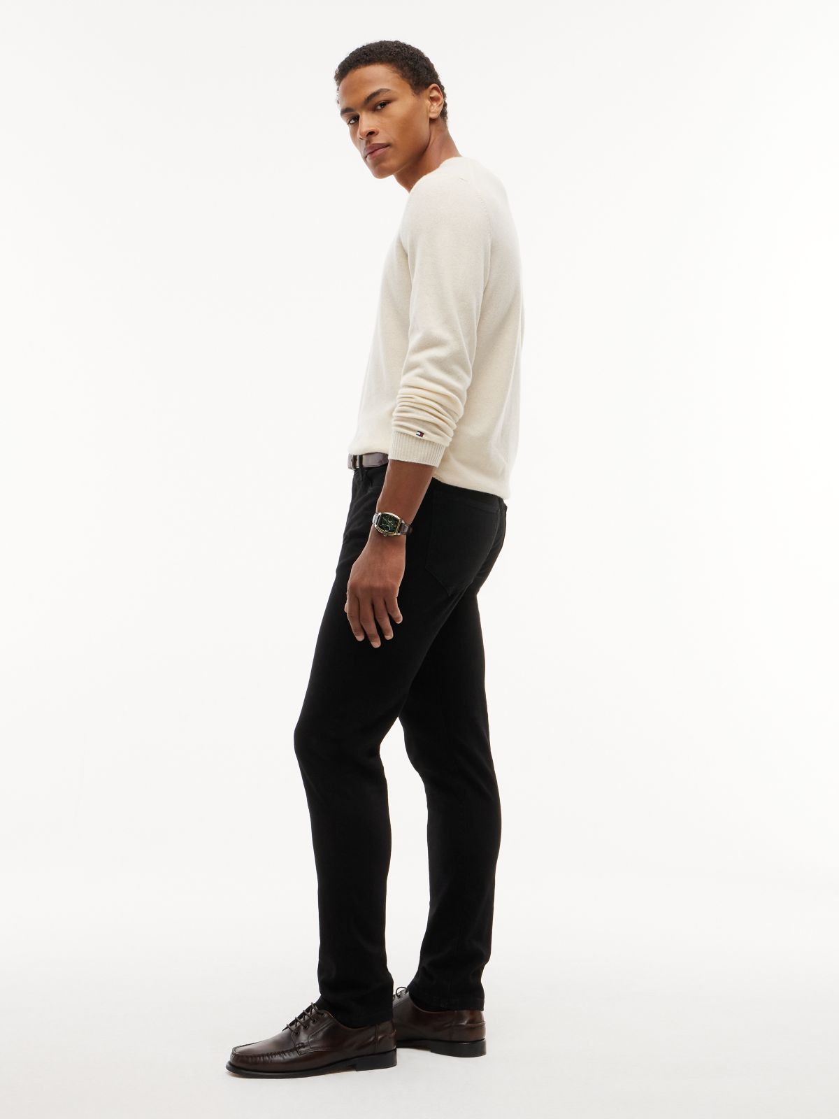 Bleeker Slim Black Jeans — Denim