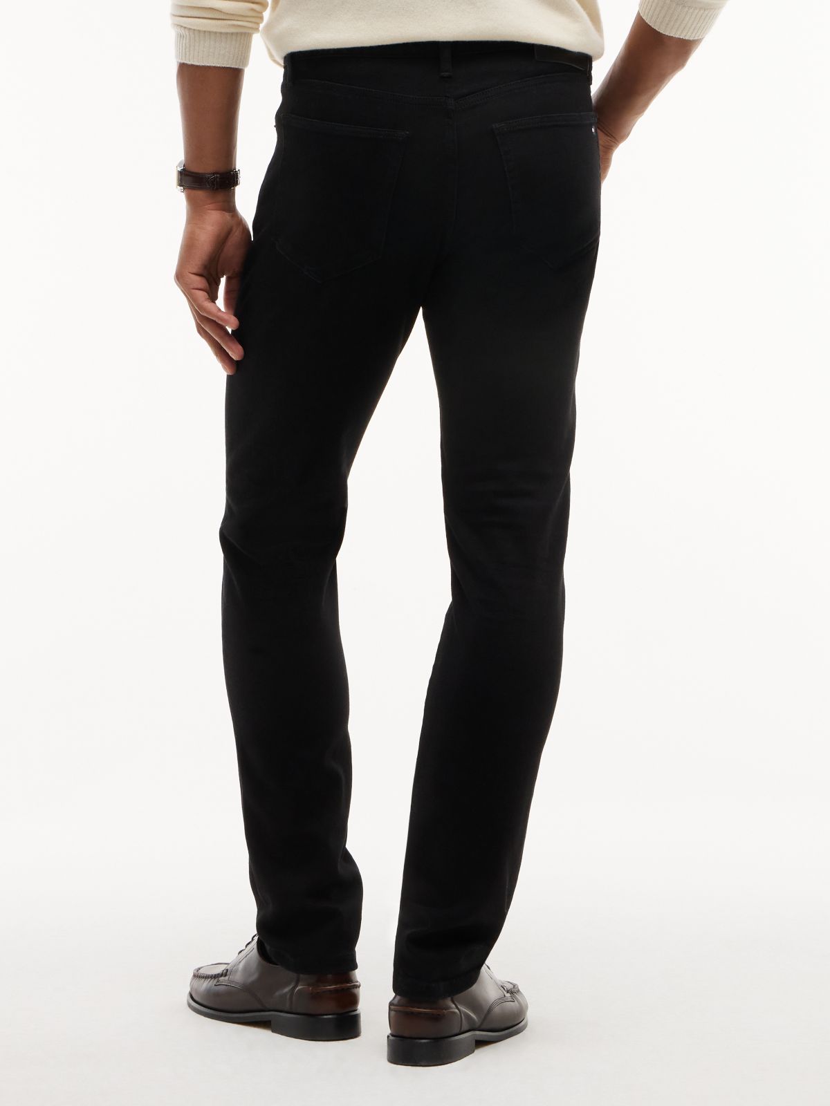 Bleeker Slim Black Jeans — Denim