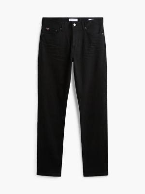 denim bleeker schwarze slim jeans für herren - tommy hilfiger