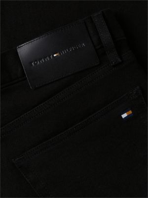 denim bleeker schwarze slim jeans für herren - tommy hilfiger