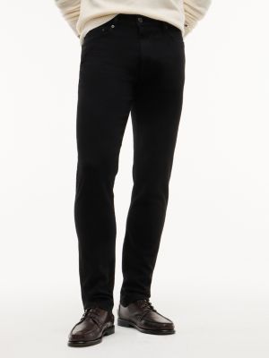 denim bleeker slim black jeans for men tommy hilfiger