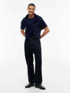 Embossed Logo Interlock Knit T-Shirt — Blue 2