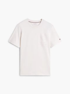 Embossed Logo Interlock Knit T-Shirt — Yellow 5