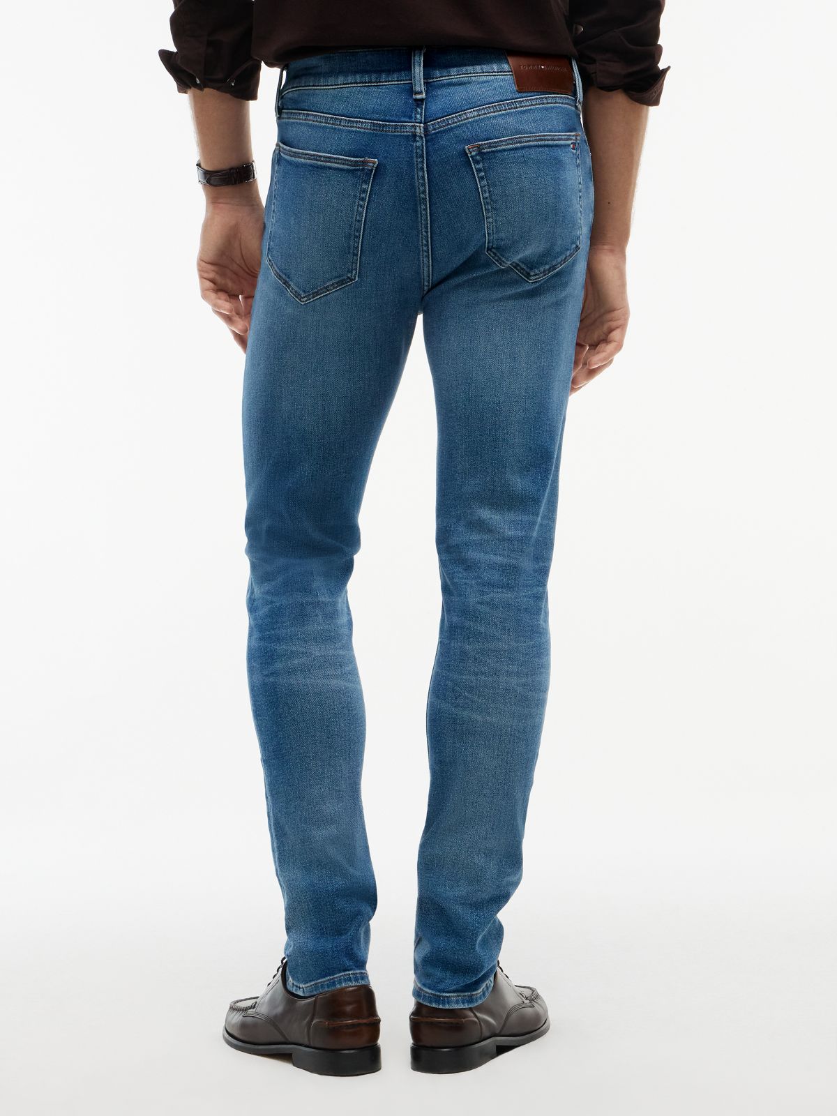 Bleecker Faded Slim Jeans — Denim