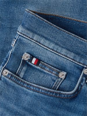 denim bleeker faded slim jeans for men tommy hilfiger