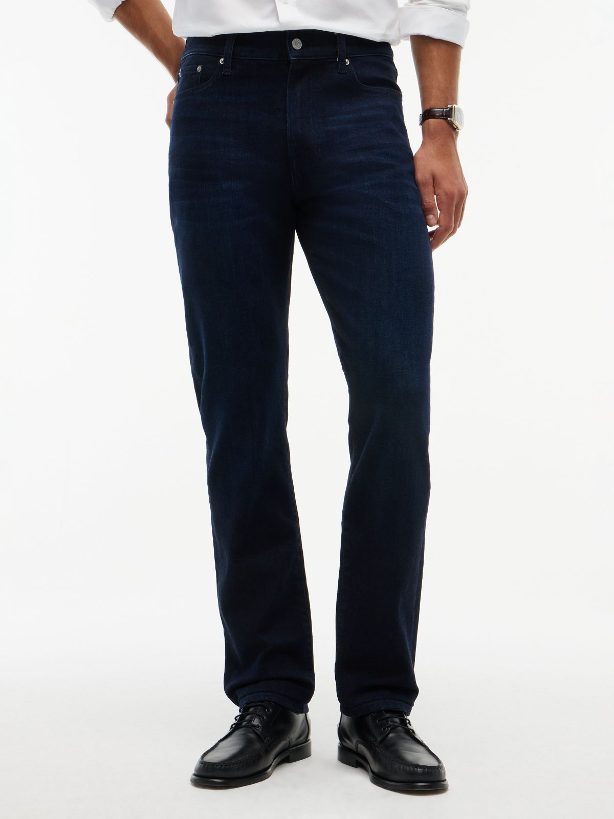 Denton Slim Straight Jeans — Denim