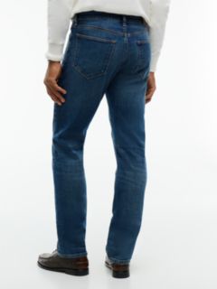 Denton Slim Straight Whiskered Jeans — Denim 6