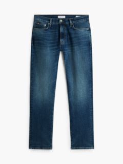 Denton Slim Straight Whiskered Jeans — Denim 7