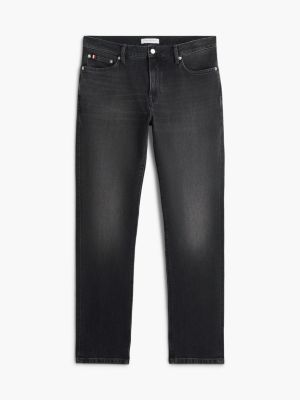 denim denton slim straight leg jeans mit fade-effekt für herren - tommy hilfiger