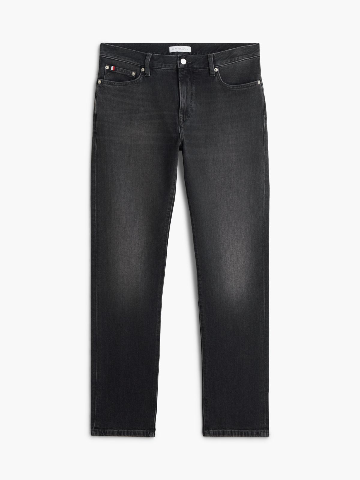 Denton Slim Straight Faded Jeans — Denim