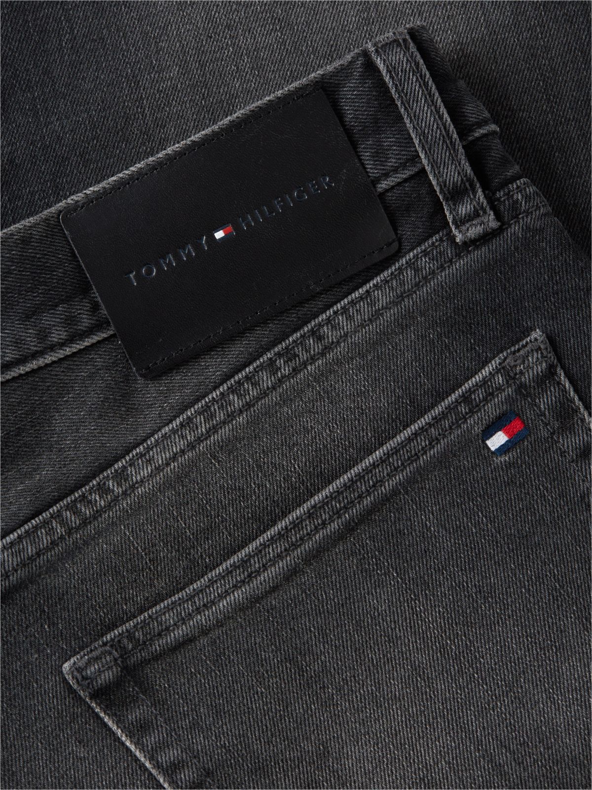 Denton Slim Straight Faded Jeans — Denim