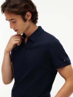 New York Label Performance Regular Fit Polo Shirt — Blue 4