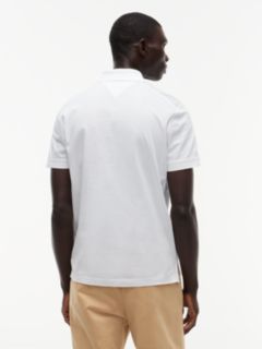 New York Label Performance Regular Fit Polo Shirt — White 4