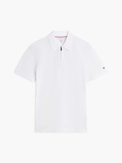 New York Label Performance Regular Fit Polo Shirt — White 5