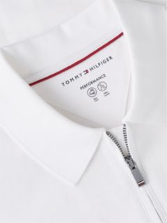 New York Label Performance Regular Fit Polo Shirt — White 6