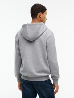 Flag Embroidery Fleece Zip-Thru Hoody — Grey 4