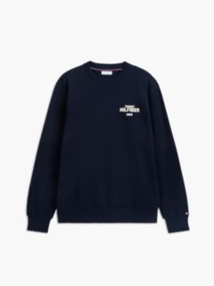 1985 Logo Terry Crew Neck Sweatshirt — Blue 5