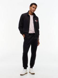 Logo Zip-Thru Terry Sweatshirt — Black 2
