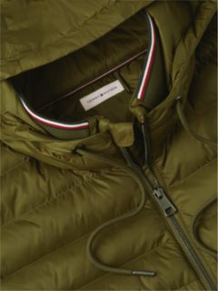 Mixed Texture Zip-Thru Hooded Sweatshirt — Green 6