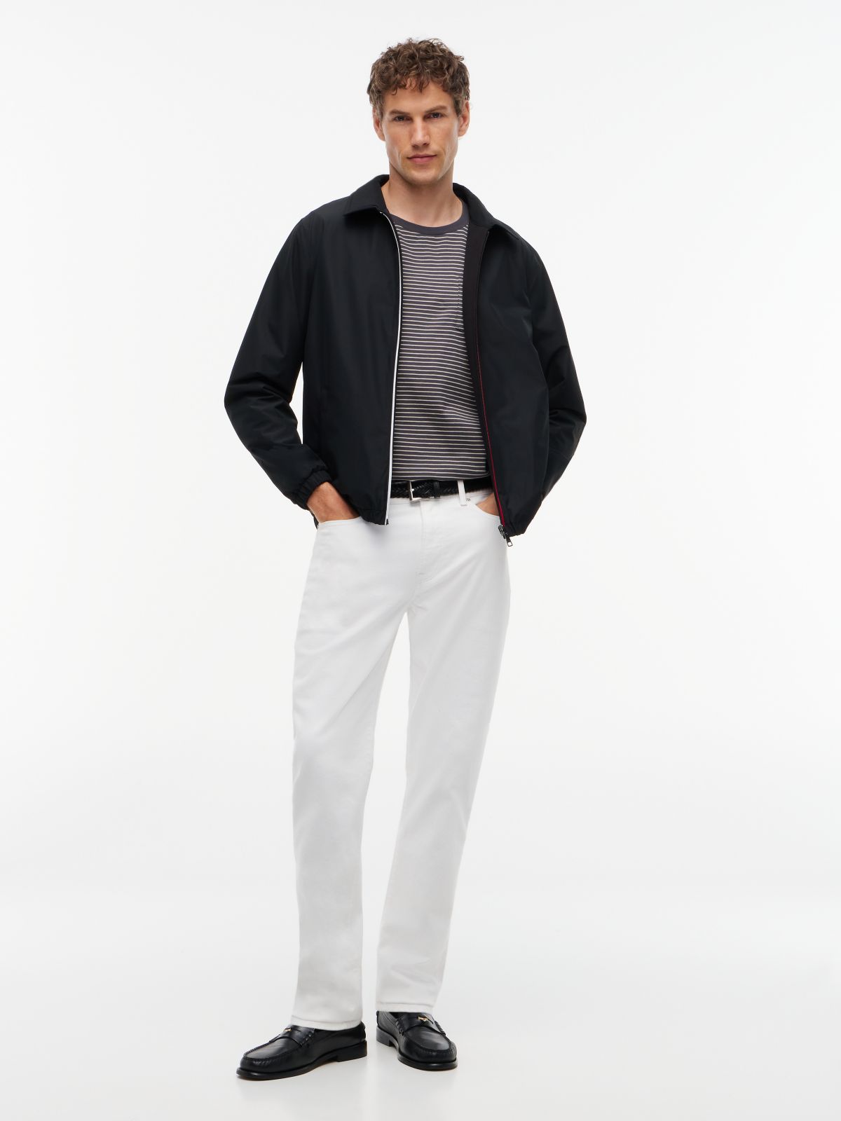 Intechno Knit Reversible Zip-Thru Jacket — Black