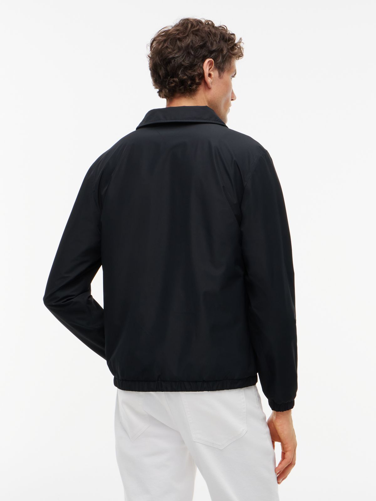 Intechno Knit Reversible Zip-Thru Jacket — Black